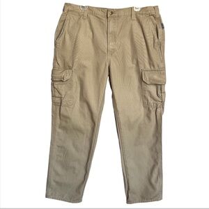 Tyndale FR Pants Mens 38 x 30.5 Khaki Fire Resistant 12 Cal CAT 2 Straight Cargo